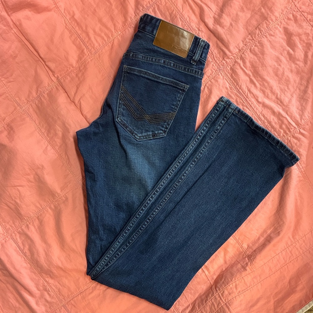 Tin Haul Dark Blue Straight Leg Jeans